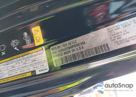 2021 Jeep Wrangler Unlimited Rubicon 4X4 from USA, damaged, VIN 1C4HJXFN4MW667944